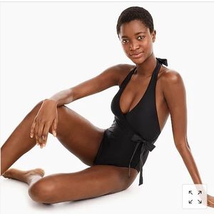 Jcrew size 8 NWT black one piece